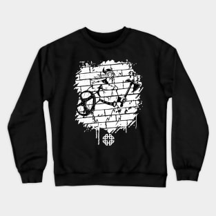 Viking Warrior Graffiti Art Crewneck Sweatshirt